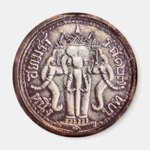Íman Ímã do elefante do baht de Tailândia