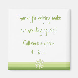 Íman Ímã do favor do casamento da margarida do