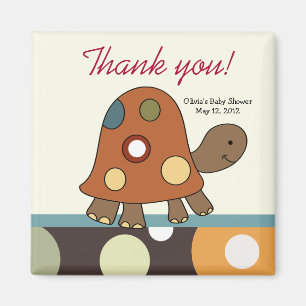 Íman Ímã do favor do chá de fraldas da tartaruga de