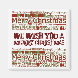 Íman Ímã do Feliz Natal - personalize