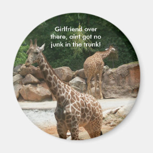 Íman Ímã do girafa - personalizado