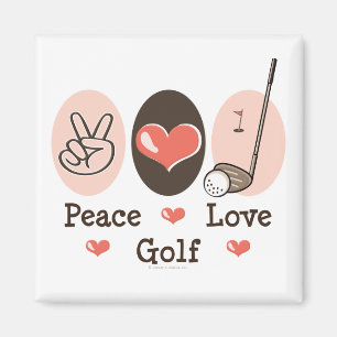 Íman Ímã do golfe do amor da paz