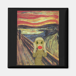 Íman Ímã do gritar do macaco da peúga