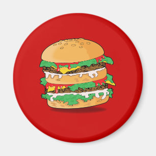 Íman Ímã do Hamburger dos desenhos animados