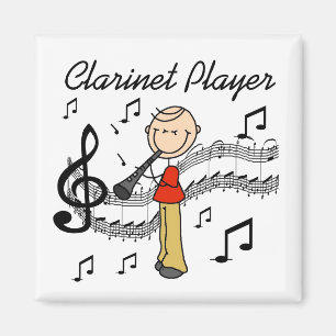Íman Ímã do jogador do clarinete