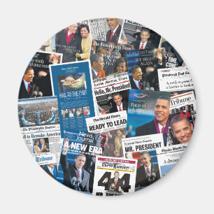 Íman Ímã do jornal da inauguração de Obama