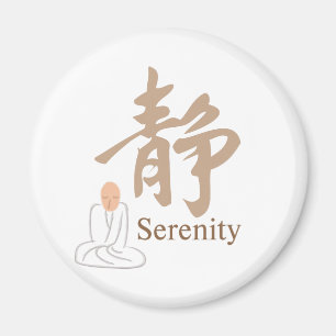Íman Ímã do Kanji da serenidade