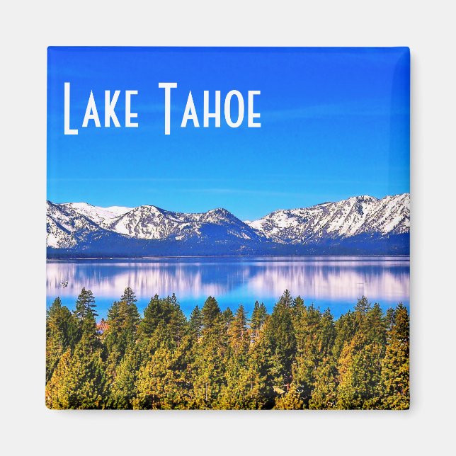 Íman Ímã do Lago Tahoe Encantador (Frente)