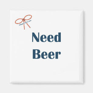Íman Ímã do lembrete da cerveja da necessidade