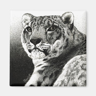 Íman Ímã do leopardo de neve