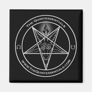 Íman Ímã do logotipo de Quintessentials "Baphomet"