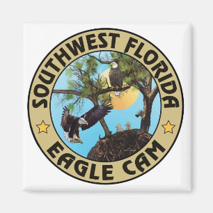 Íman Ímã do logotipo de SWFLEagleCam (VÁRIAS FORMAS)