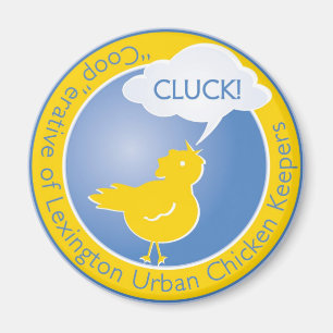 Íman Ímã do logotipo do Cluck