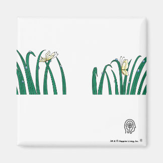 Íman Ímã do logotipo vivo mais feliz