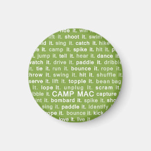 Íman Ímã do Mac do acampamento (o verde o faz)
