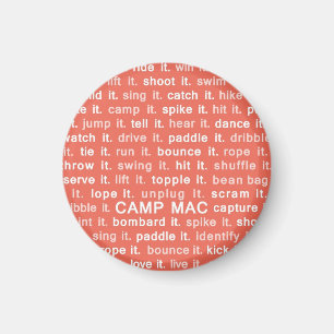 Íman Ímã do Mac do acampamento (o vermelho o faz)
