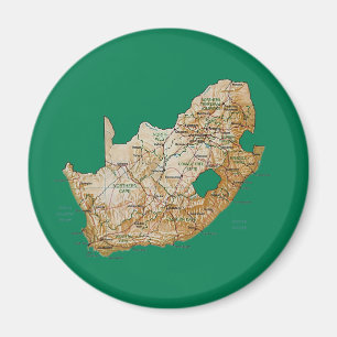 Íman Ímã do mapa de África do Sul