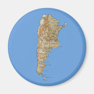Íman Ímã do mapa de Argentina