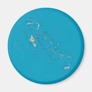 Íman Ímã do mapa de Bahamas
