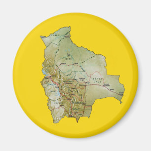 Íman Ímã do mapa de Bolívia