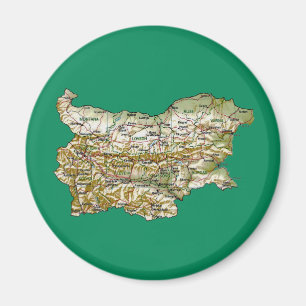 Íman Ímã do mapa de Bulgária