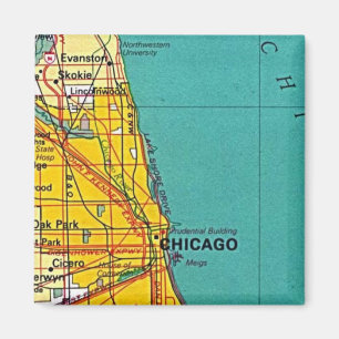 Íman Ímã do mapa de Chicago