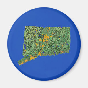 Íman Ímã do mapa de Connecticut
