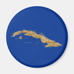 Íman Ímã do mapa de Cuba