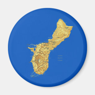Íman Ímã do mapa de Guam