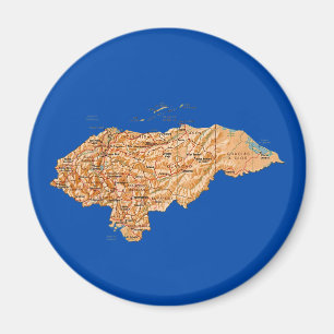 Íman Ímã do mapa de Honduras