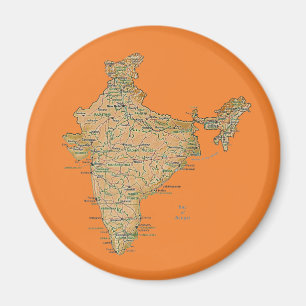 Íman Ímã do mapa de India