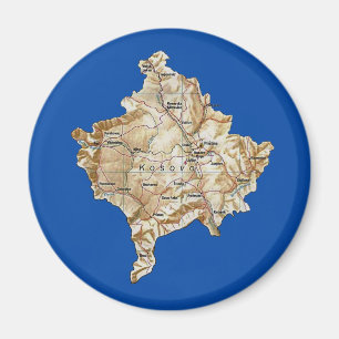 Íman Ímã do mapa de Kosovo