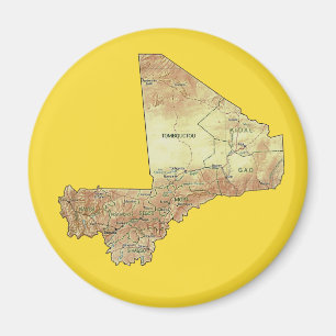 Íman Ímã do mapa de Mali