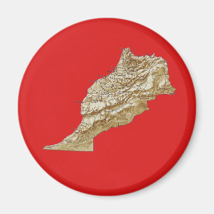 Íman Ímã do mapa de Marrocos