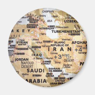 Íman Ímã do mapa de Médio Oriente