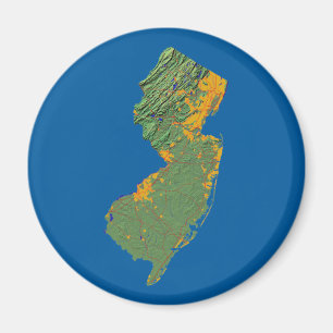 Íman Ímã do mapa de New-jersey
