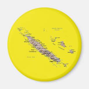 Íman Ímã do mapa de Nova Caledônia