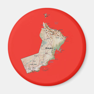 Íman Ímã do mapa de Oman