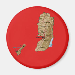 Íman Ímã do mapa de Palestina