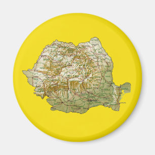 Íman Ímã do mapa de Romania
