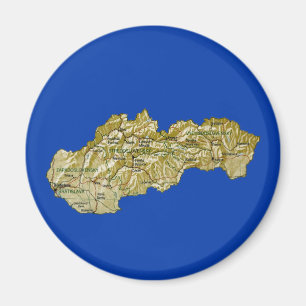 Íman Ímã do mapa de Slovakia