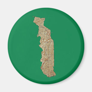 Íman Ímã do mapa de Togo