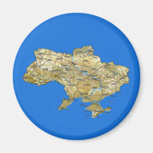 Íman Ímã do mapa de Ucrânia