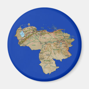 Íman Ímã do mapa de Venezuela