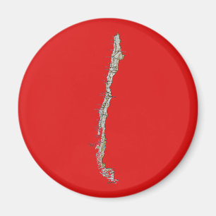 Íman Ímã do mapa do Chile