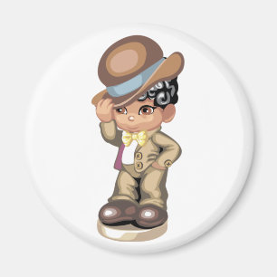 Íman Ímã do menino do afro-americano