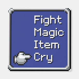 Íman Ímã do menu do FF - luta/mágica/artigo/grito