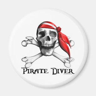 Íman Ímã do mergulhador do pirata