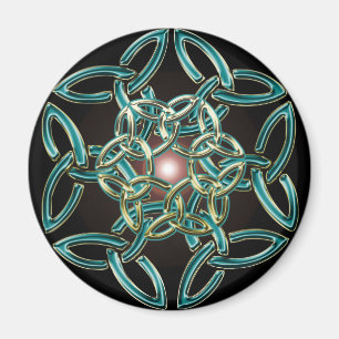 Íman Ímã do nó do círculo de Triquetra