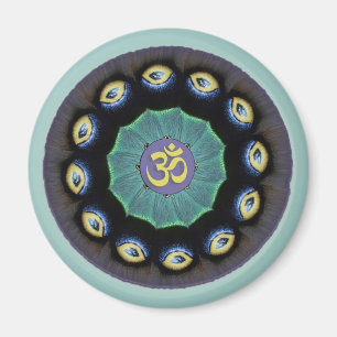 Íman Ímã do OM da mandala de Mothwing